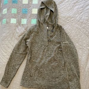 Columbia green cozy sweater